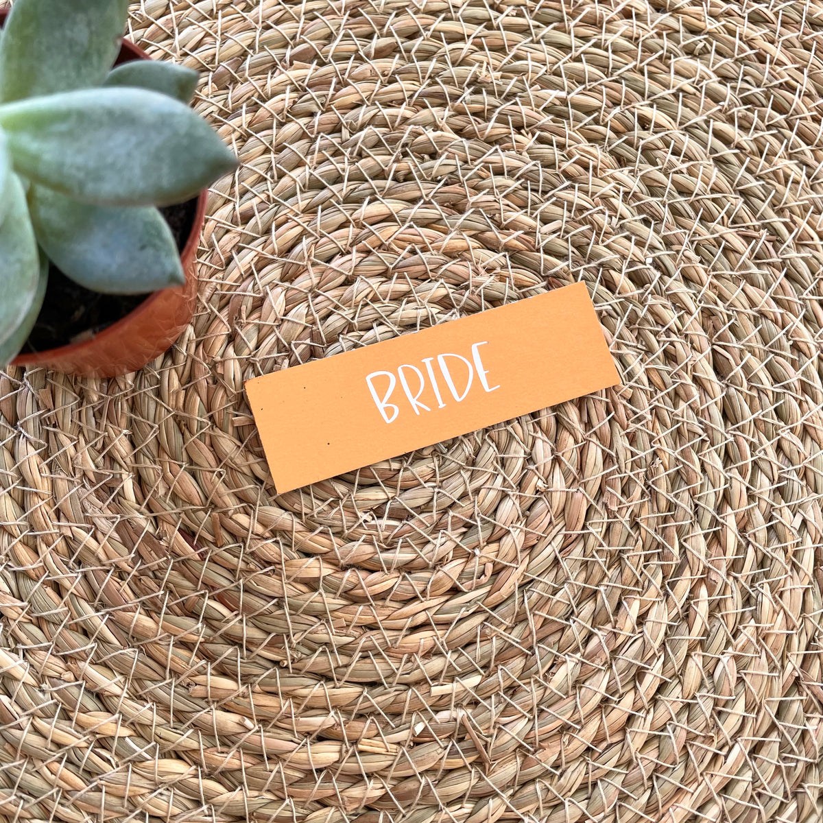 Copper Foil Slim Place Cards