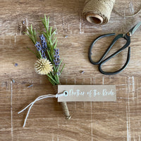 Rustic Charm Name Tag