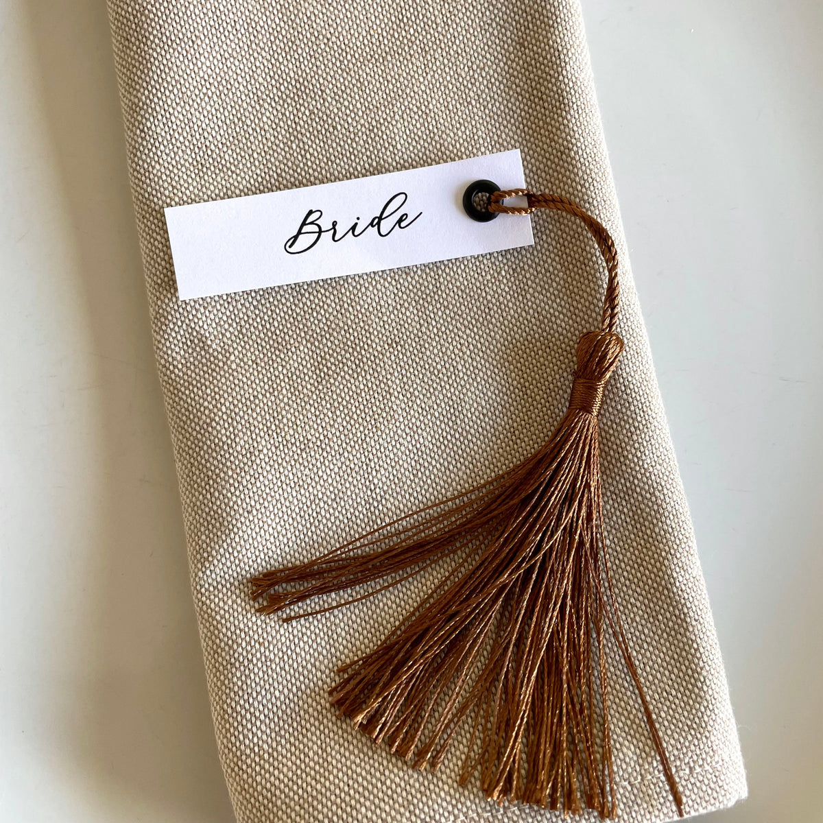 Name Tag with tassel