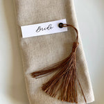 Name Tag with tassel