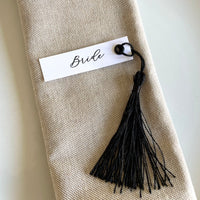 Name Tag with tassel