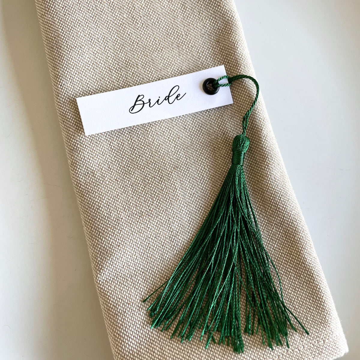 Name Tag with tassel