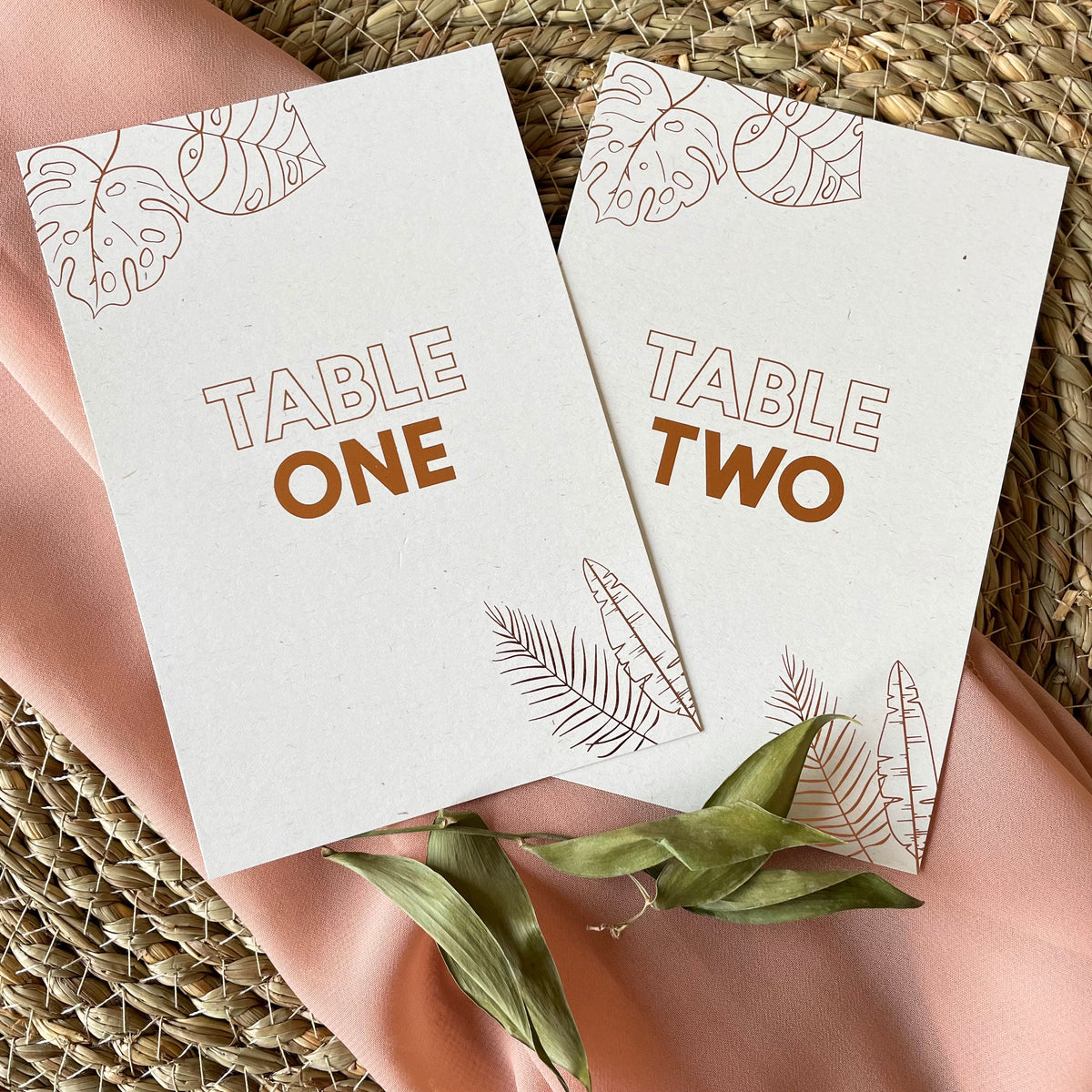 tropical table numbers