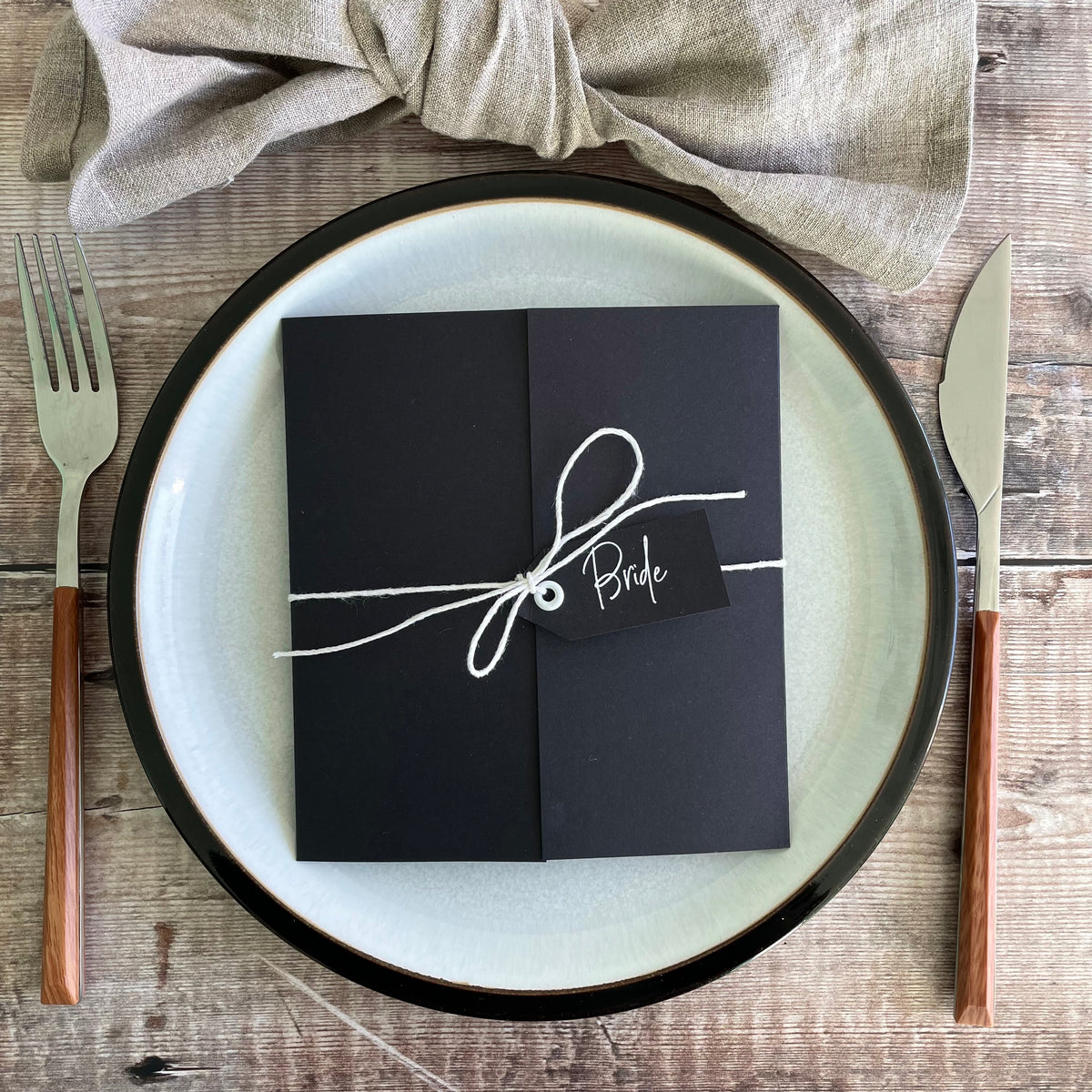 Black and White Wedding Thank you | Menu | Order of Events 'The Reveal'