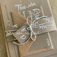 Rustic Charm Wedding Invitation Set