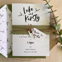 Floral Wedding Invitation Set