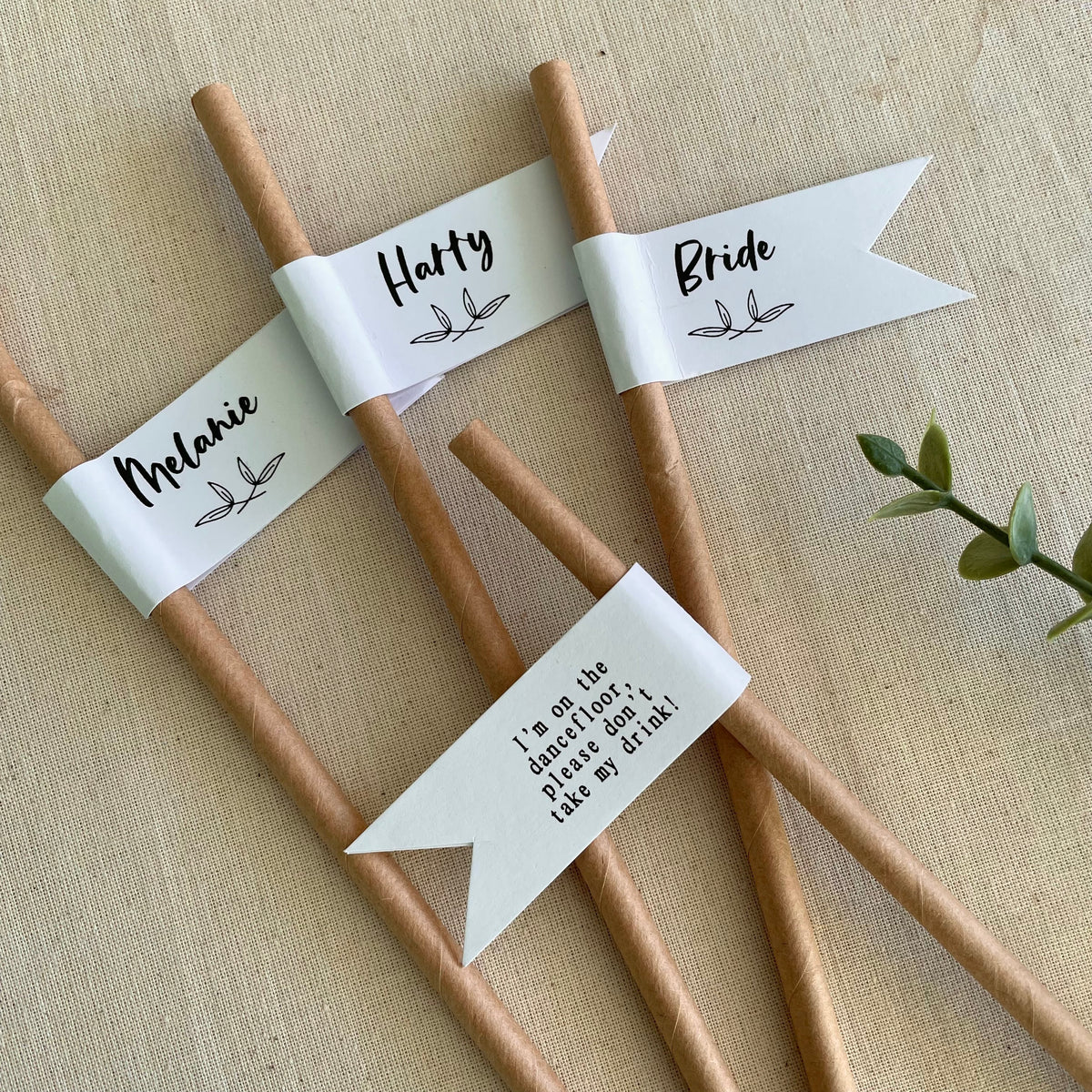 Wedding Drink Straws