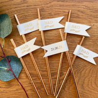 Wedding Initials Drink Straws