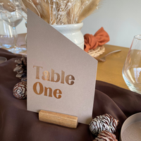 wedding table numbers