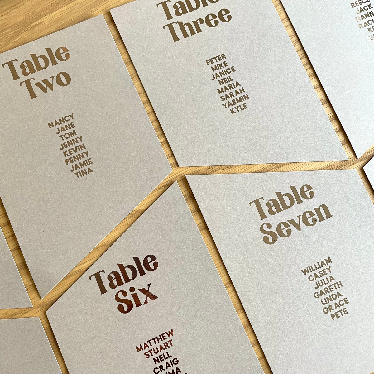 diy seating cards